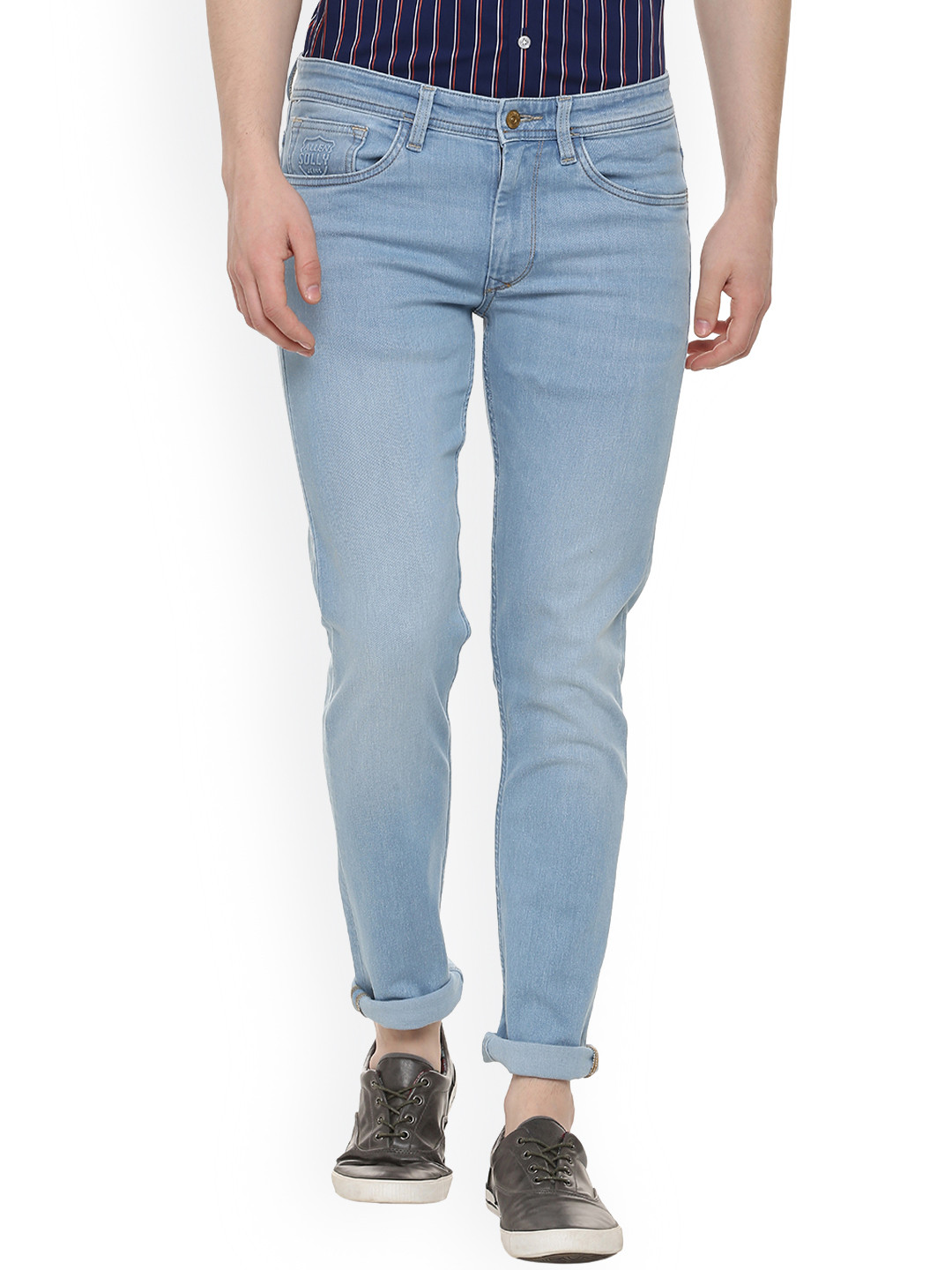 

Allen Solly Men Blue Slim Fit Mid-Rise Clean Look Jeans