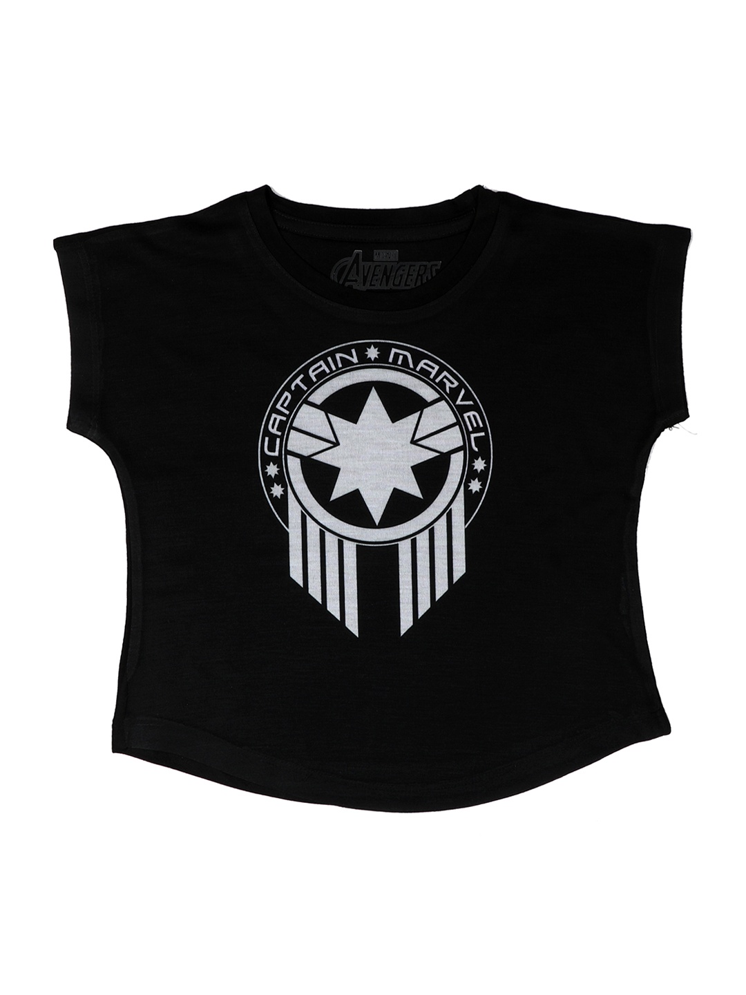 

Marvel by Wear Your Mind Girls Black Printed Top