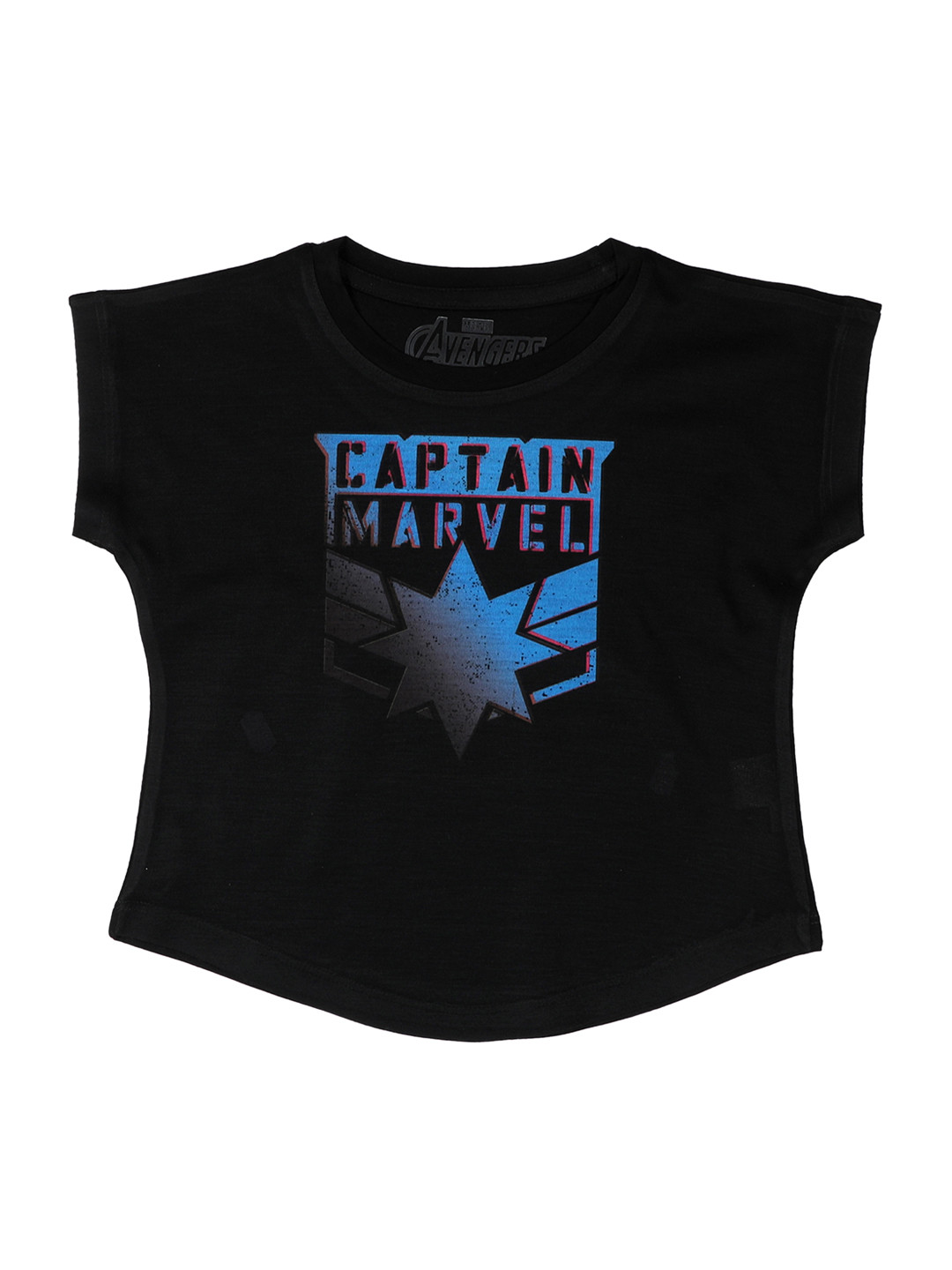 

Marvel by Wear Your Mind Girls Black Printed Top