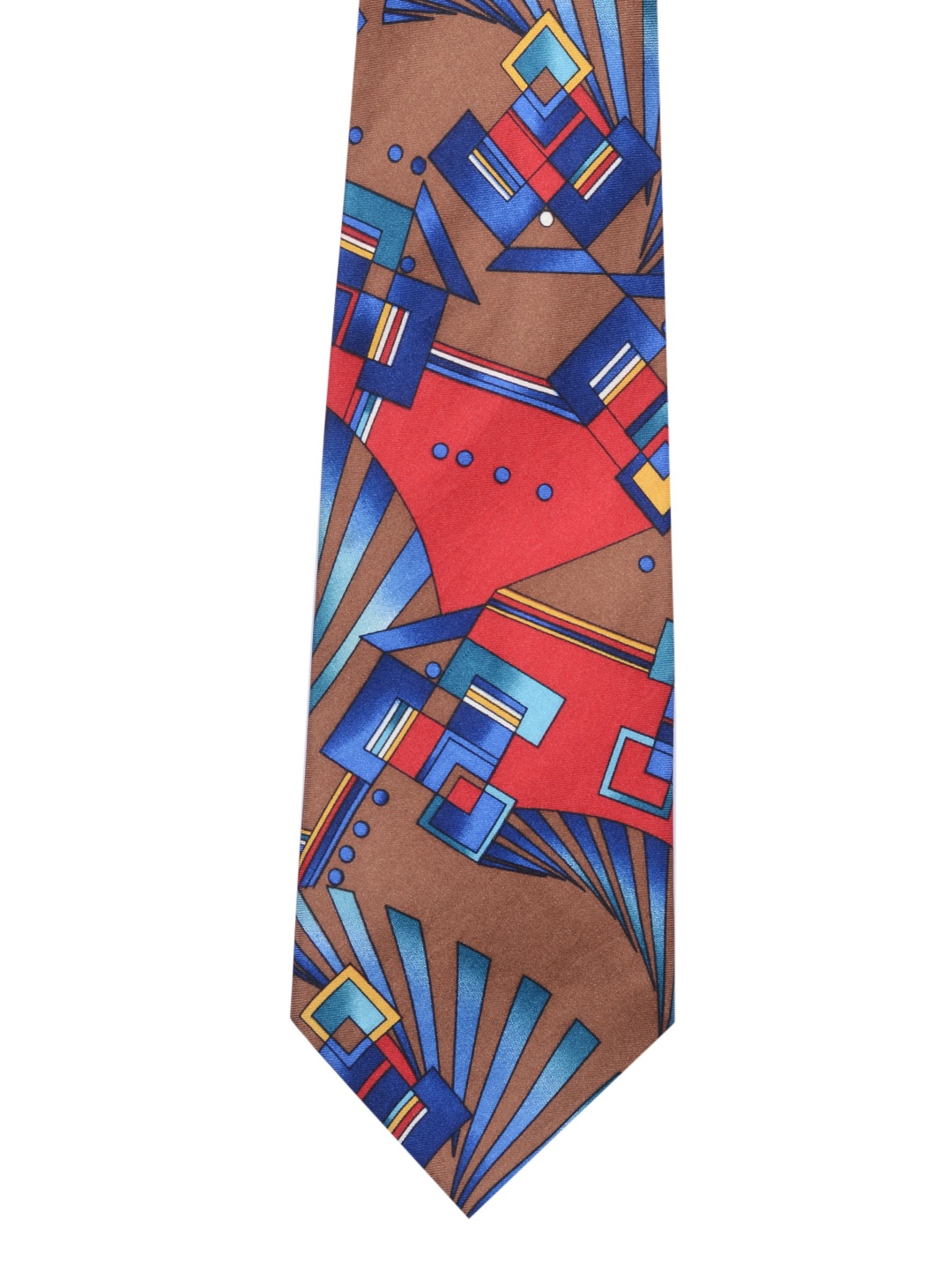 

Tossido Multicoloured Printed Silk Broad Tie, Multi