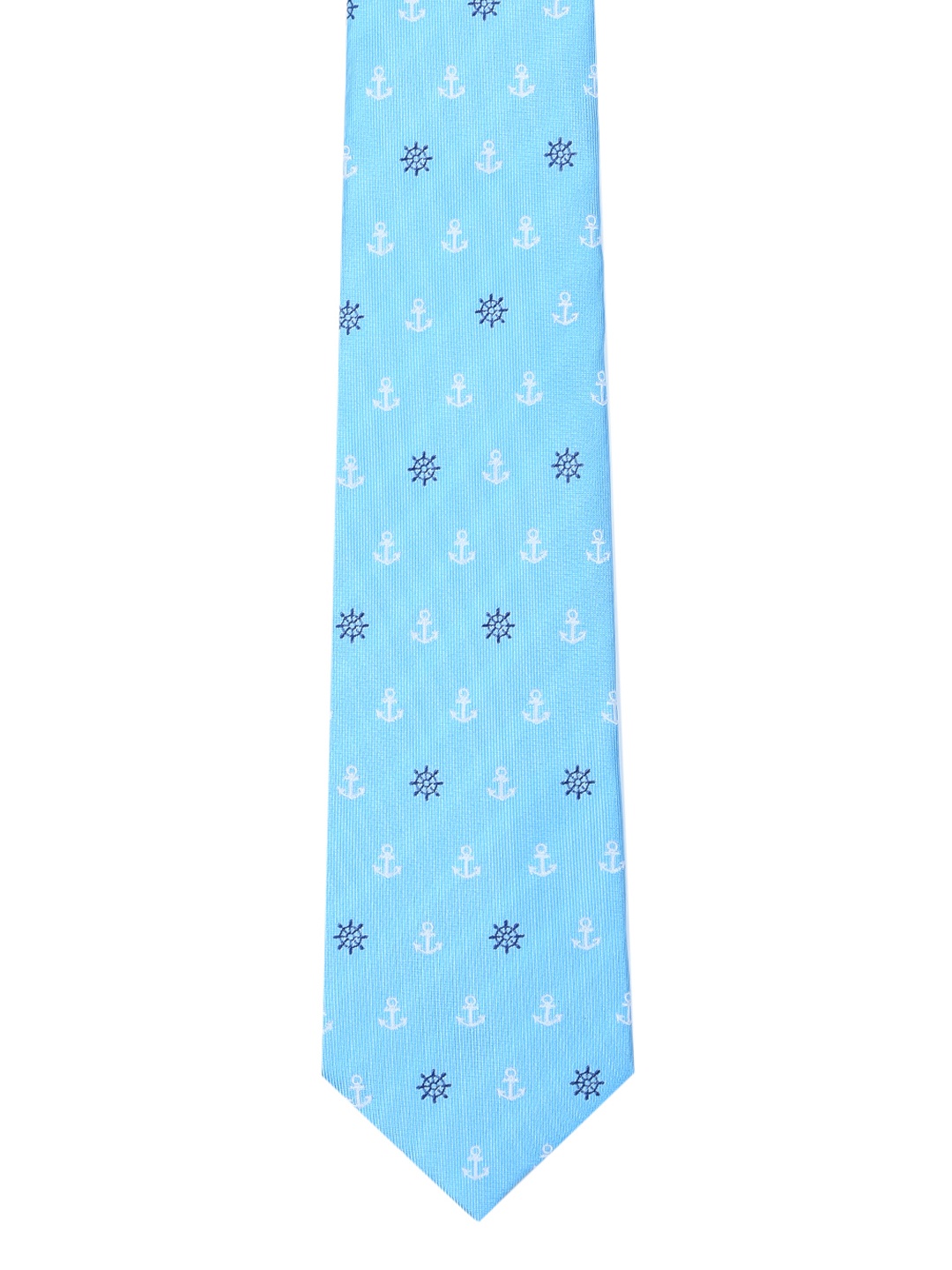 

Tossido Blue Woven Design Broad Tie