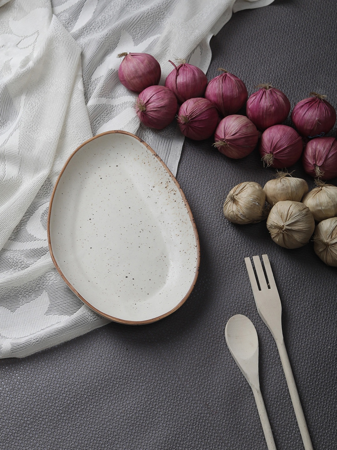 

MIAH Decor Off-White Serving Tray