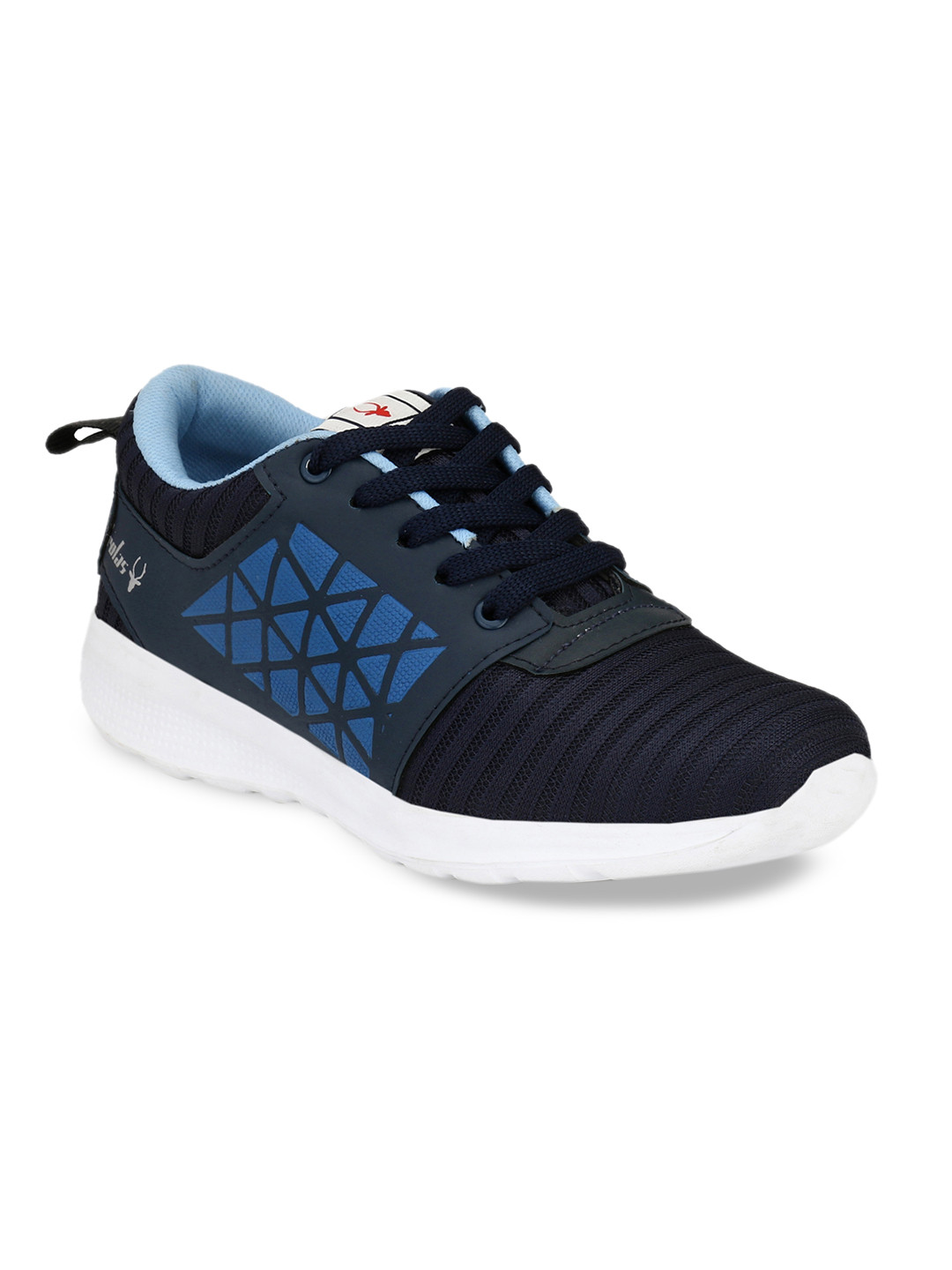 

HIROLAS Men Navy Blue Running Shoes
