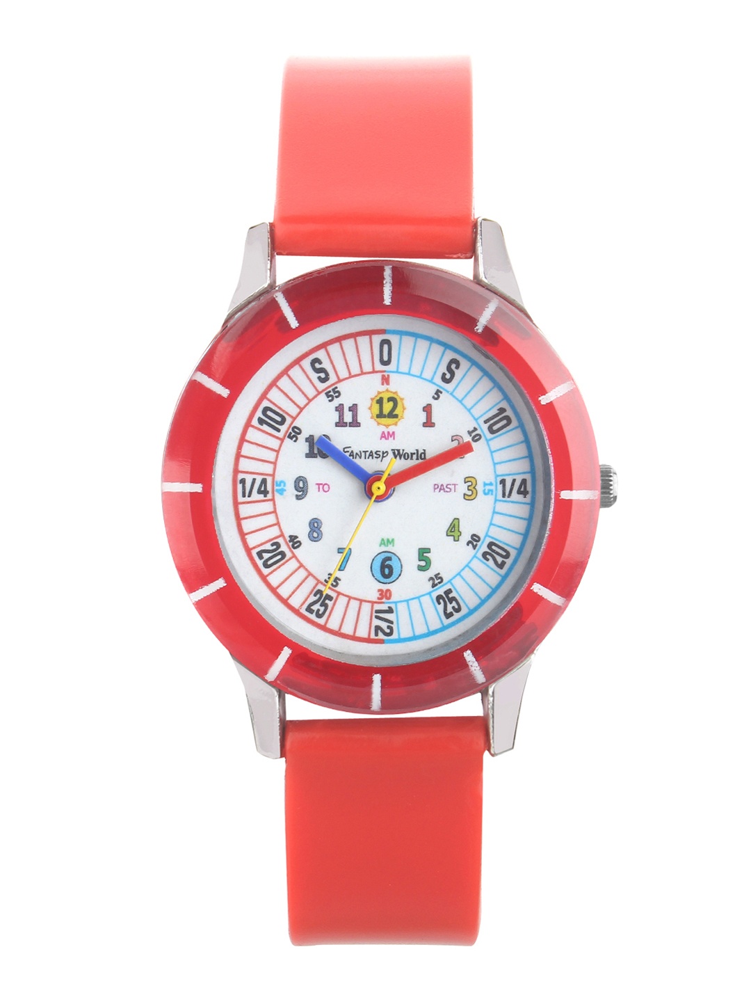 Fantasy World Unisex White Analogue Watch FW-002-RD