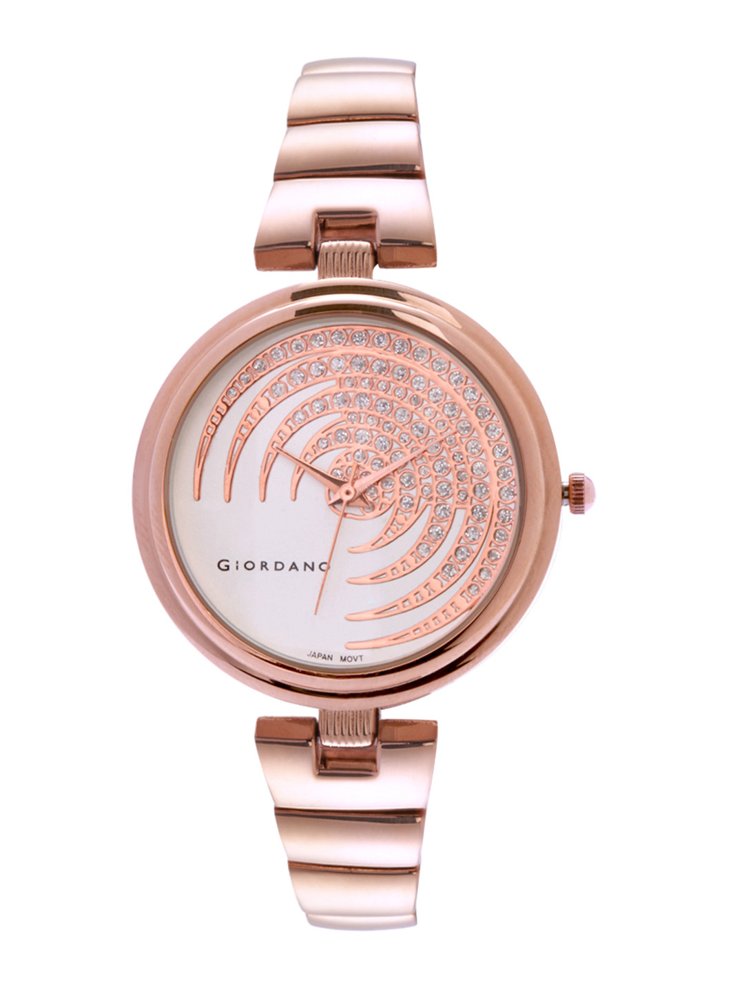 

GIORDANO Women Rose Gold & White Analogue Watch C2196-11