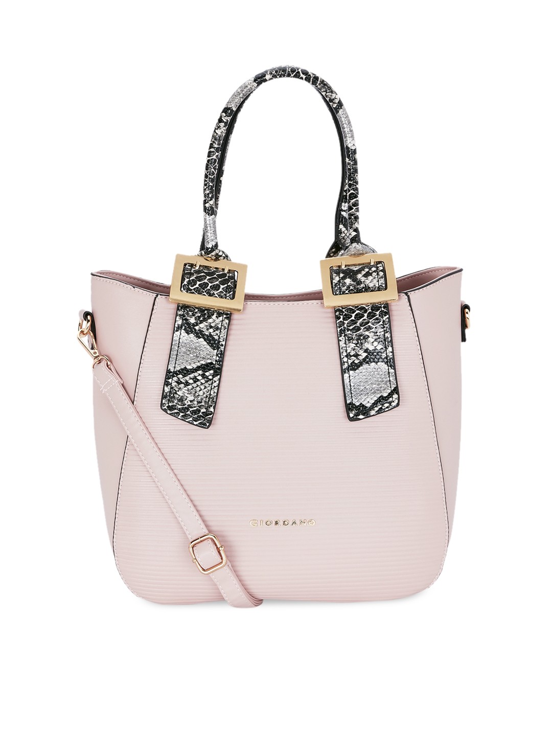 

GIORDANO Pink Textured Shoulder Bag