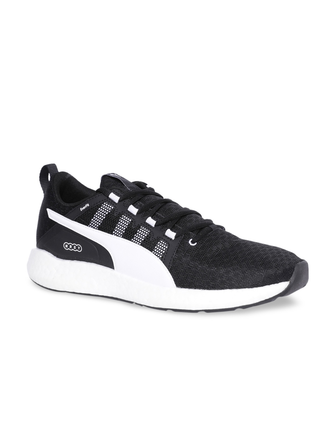 

Puma Men Black & White NRGY Neko Turbo Running Shoes