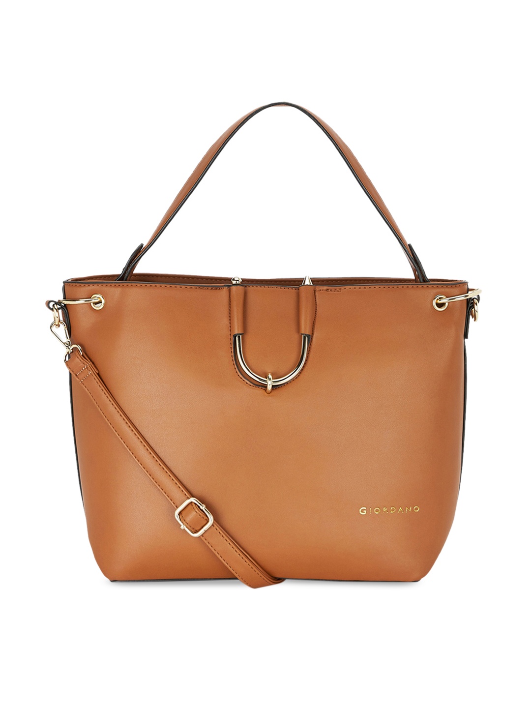 

GIORDANO Tan Solid Shoulder Bag