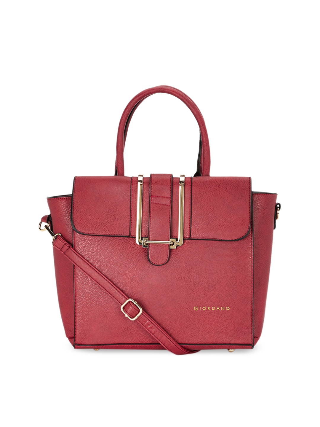 

GIORDANO Red Solid Handheld Bag