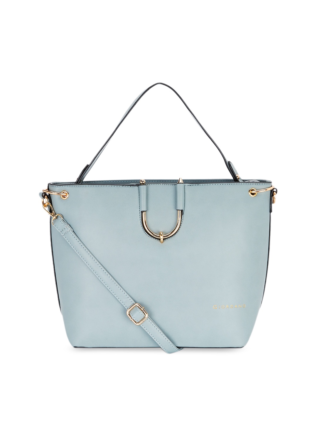 

GIORDANO Blue Solid Handheld Bag