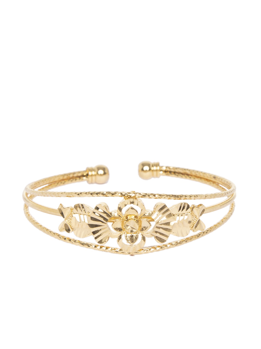 

Mali Fionna Gold-Plated Alloy Antique Cuff Bracelet