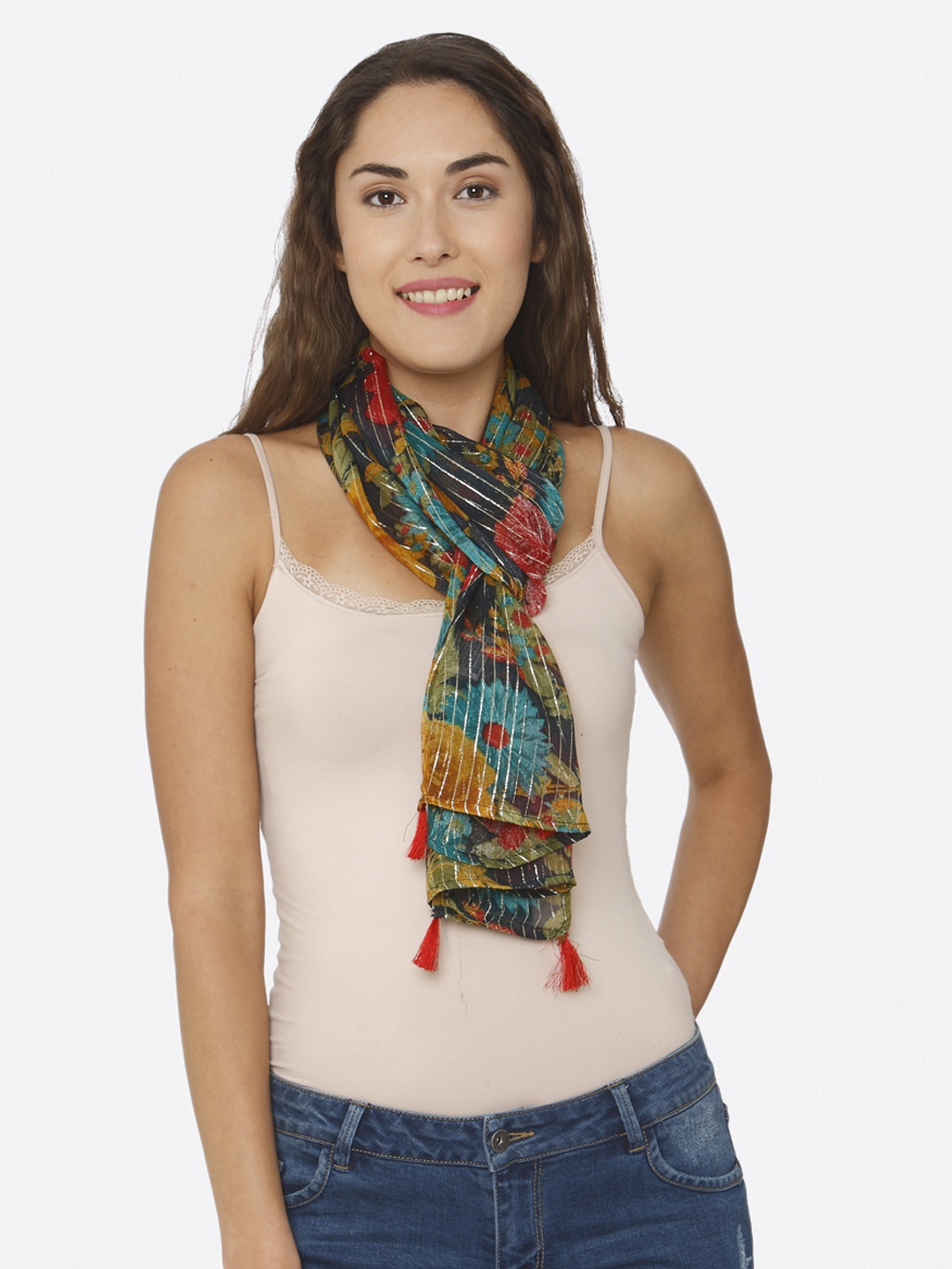

shiloh Multicoloured Printed Scarf, Multi