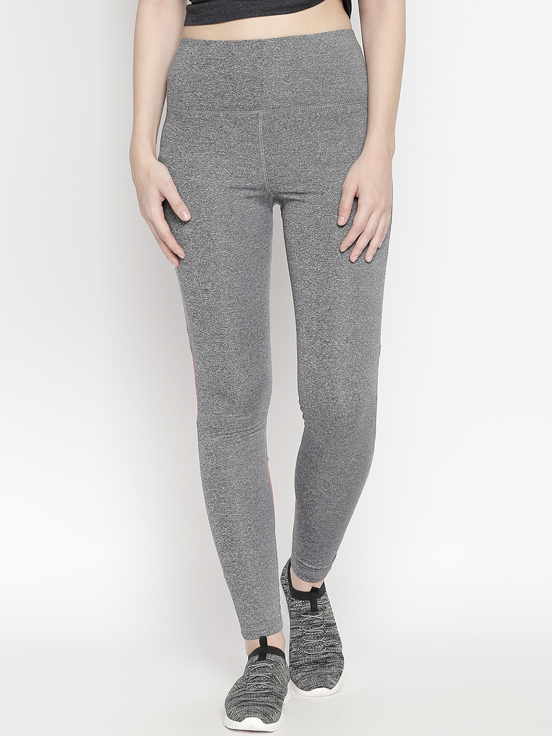 

Agile Women Grey Solid Slim Fit Track Pants