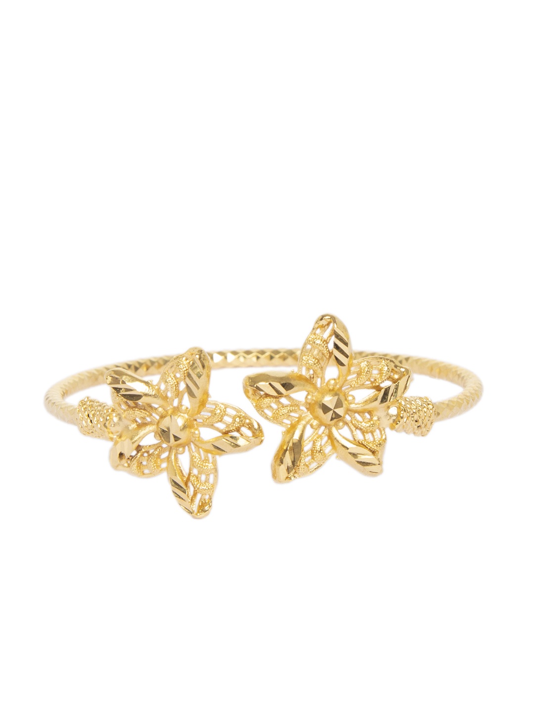 

Mali Fionna Gold-Toned Alloy Gold-Plated Antique Cuff Bracelet