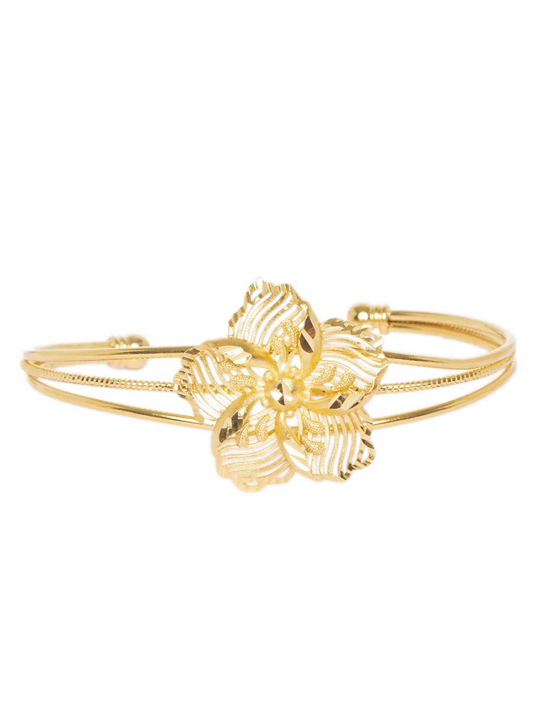 

Mali Fionna Gold-Plated Alloy Antique Cuff Bracelet