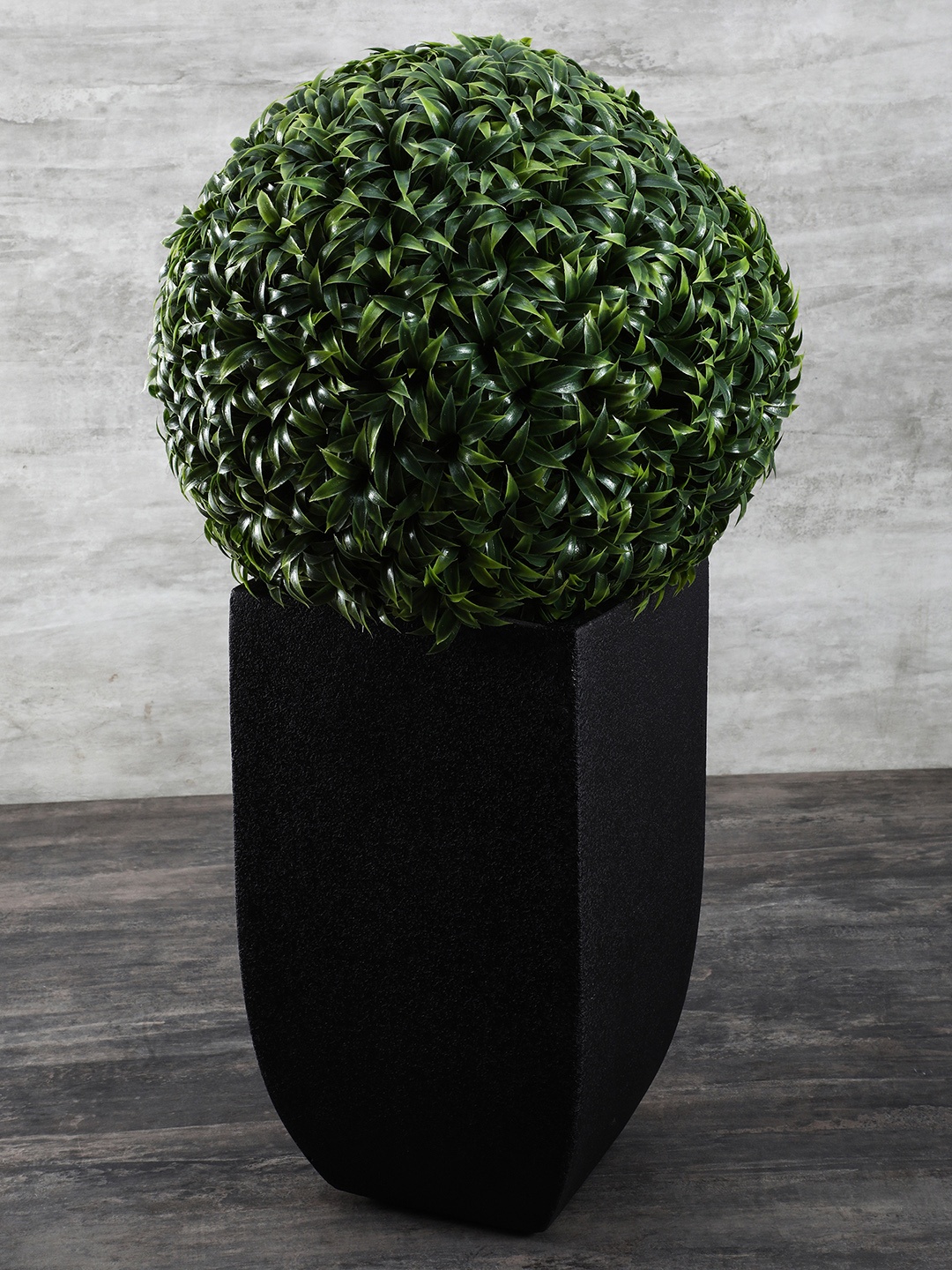 

Pure Home and Living Green Faux Leafy Foliage Topiary