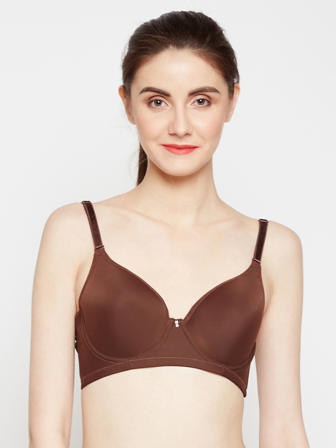 

Lebami Brown Solid Underwired Lightly Padded Everyday Bra 2011
