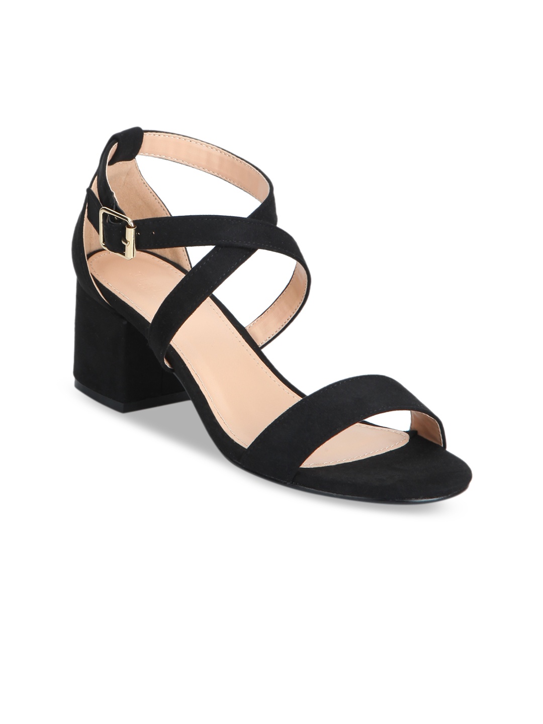 

Truffle Collection Women Black Solid Sandals