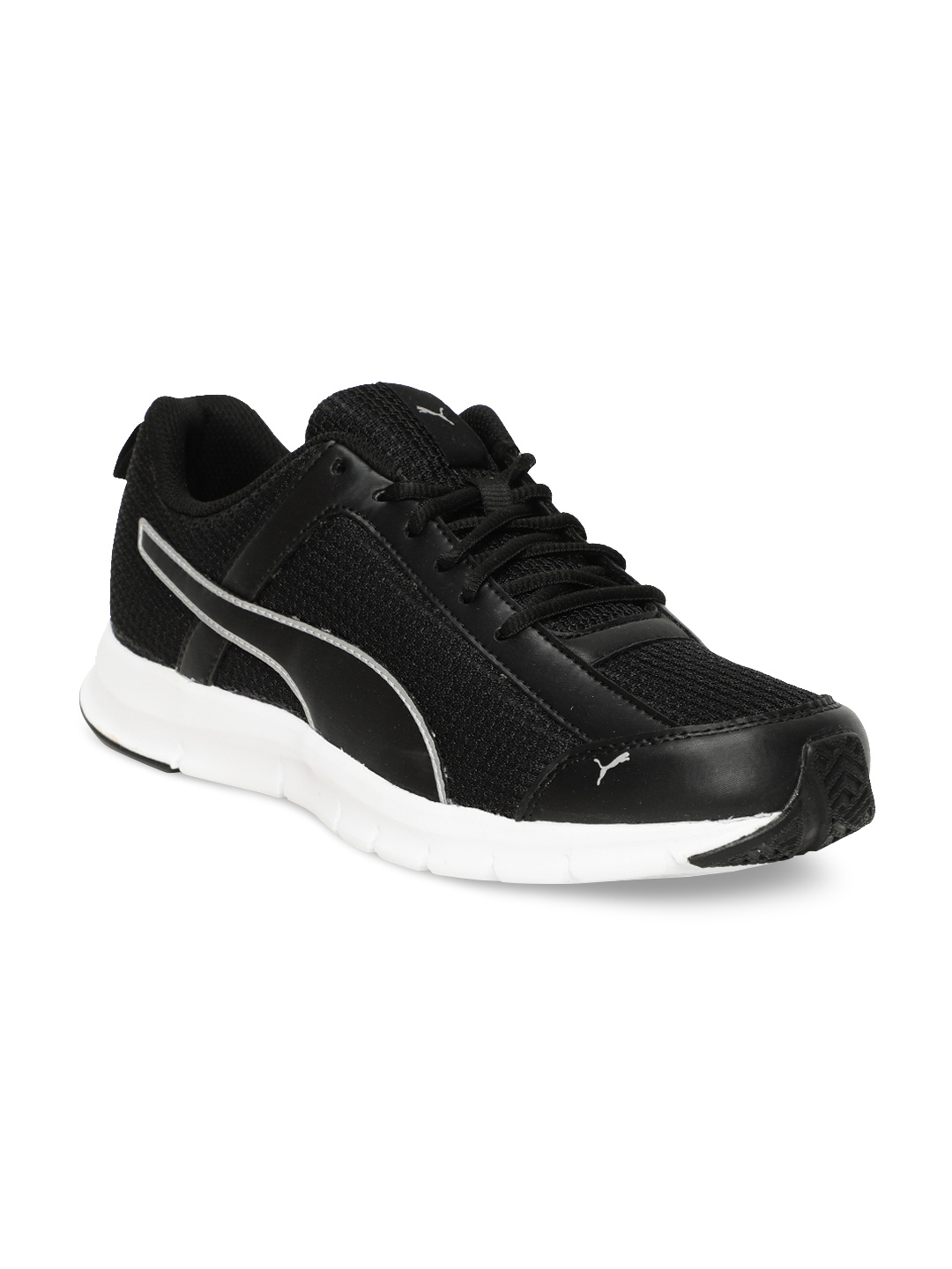 

Puma Men Black Mesh Mid-Top Running Shoes