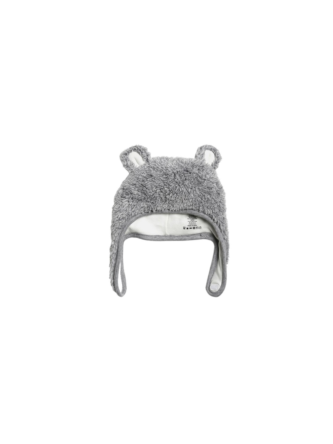 

MINI KLUB Boys Grey Solid Beanie
