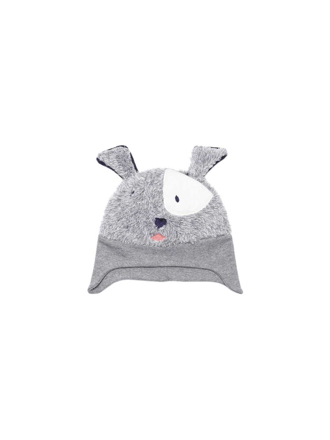 MINI KLUB Boys Grey Printed Beanie