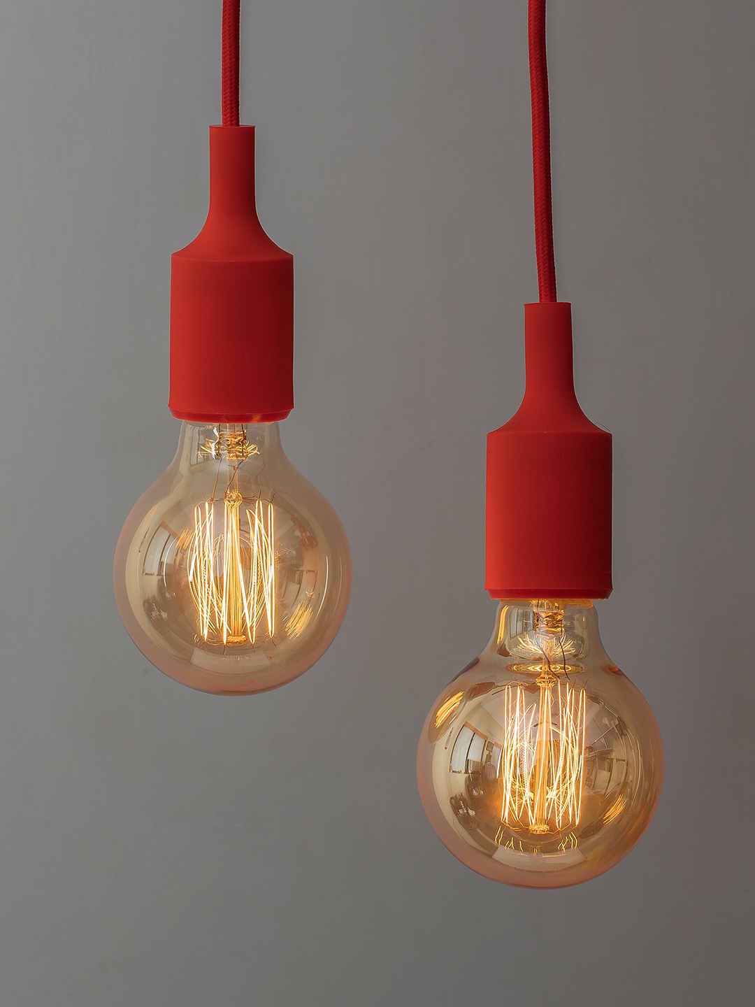 

Homesake Red Solid Handcrafted Hanging Lights
