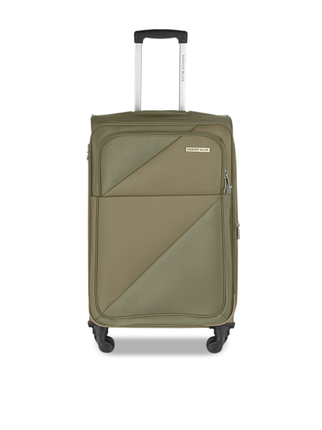 

Nasher Miles Green Solid Texas Soft-Sided Cabin Trolley Bag