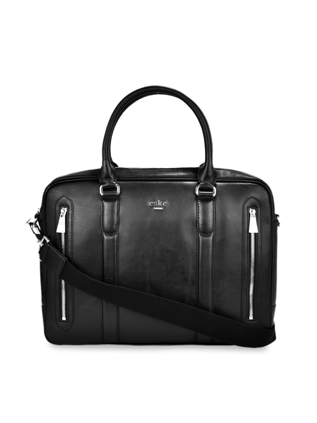 

Eske Men Black Solid Laptop Bag