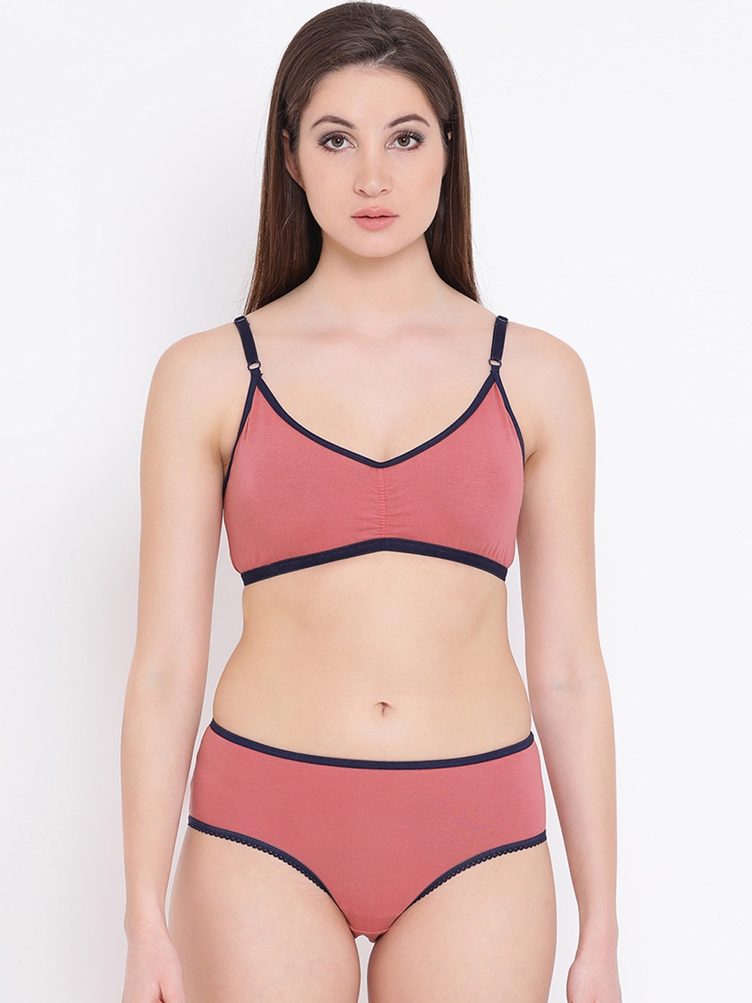 

Clovia Women Pink Lingerie Set COMBR038332