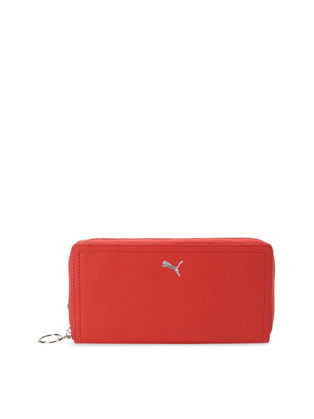 

Puma Women Red Solid Zip Around Wallet