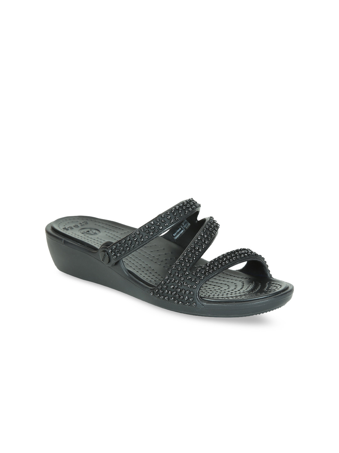 

Crocs Women Black Solid Sandals