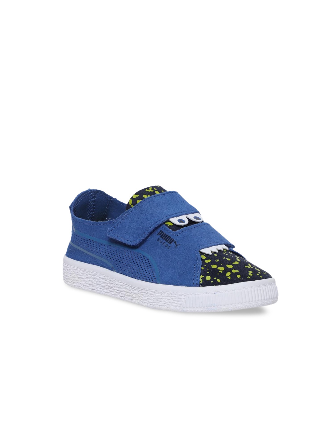 

Puma Unisex Blue Suede Deconstruct Monster V PS Sneakers