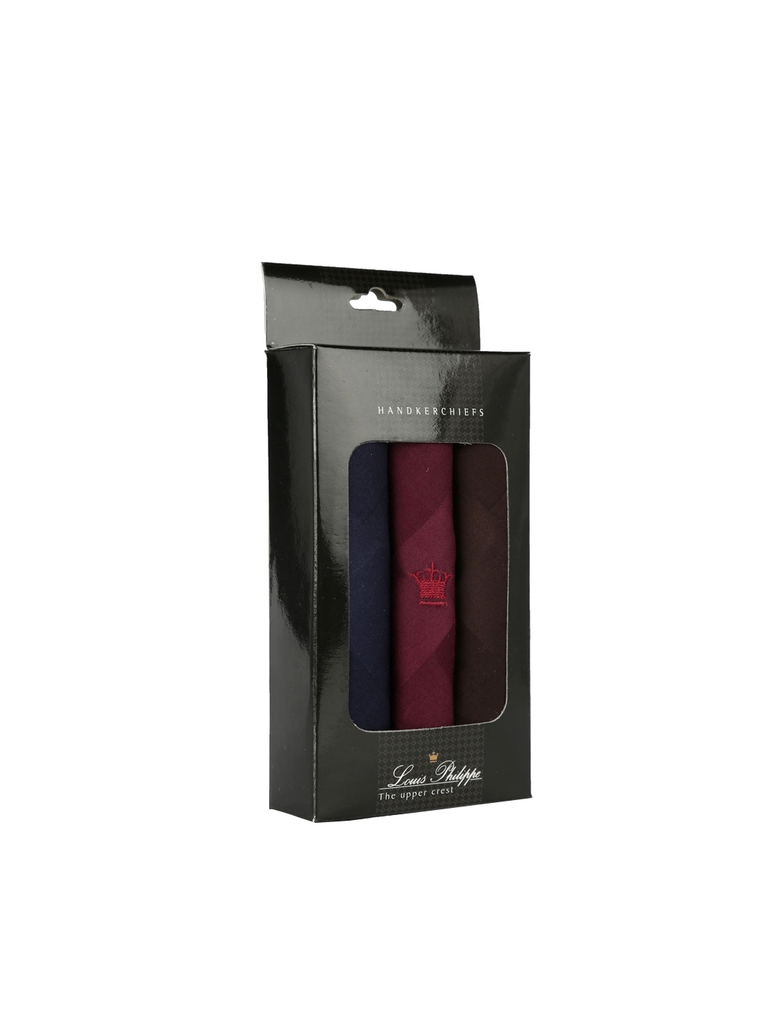 

Louis Philippe Men Set of 3 Assorted Handkerchiefs, Multi