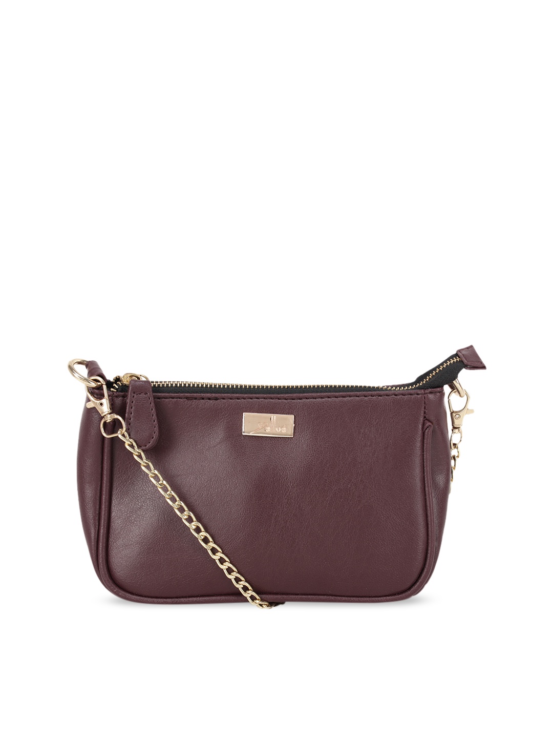 

yelloe Maroon Solid Sling Bag
