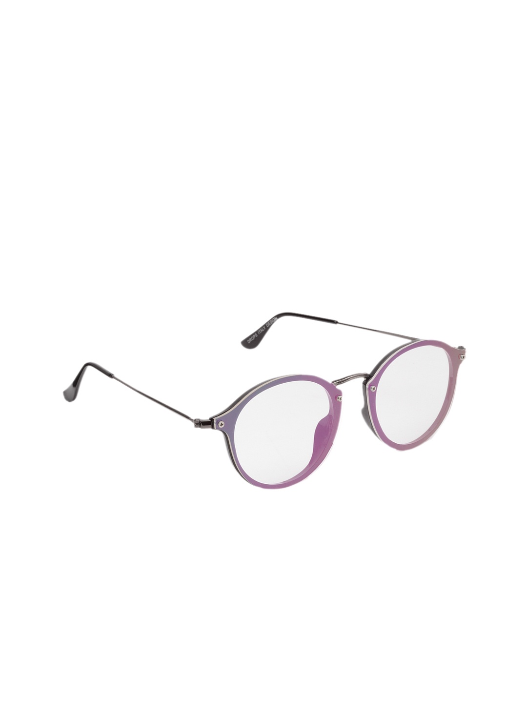 

Get Glamr Unisex Round Sunglasses SG-UN-MT-259-12, Transparent