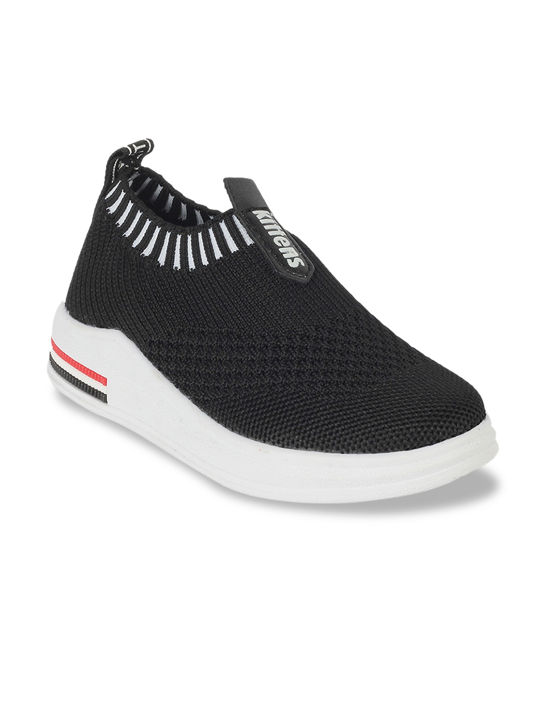 

Kittens Boys Black Slip-On Sneakers