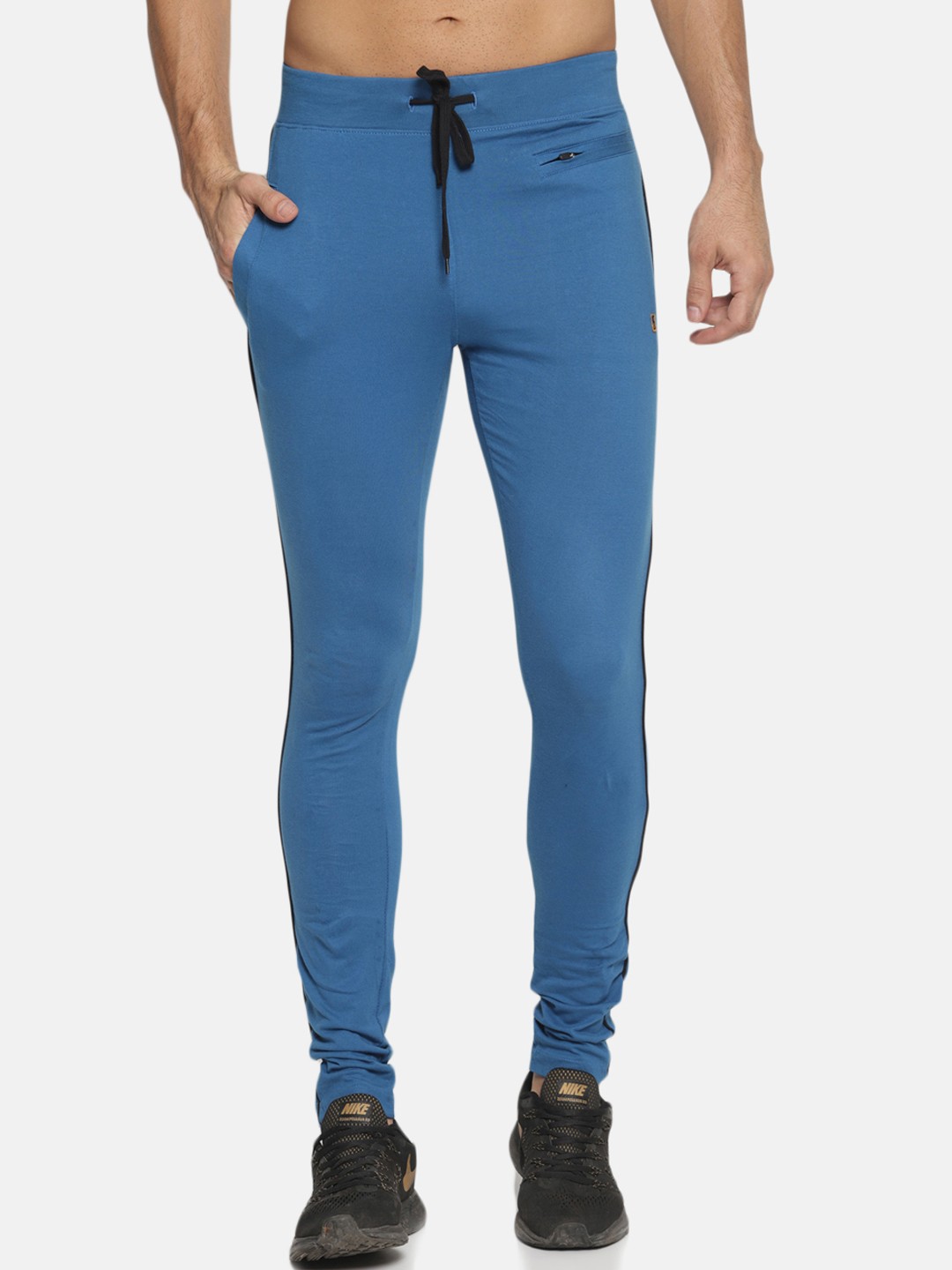

Balista Men Blue Solid Slim-Fit Track Pants