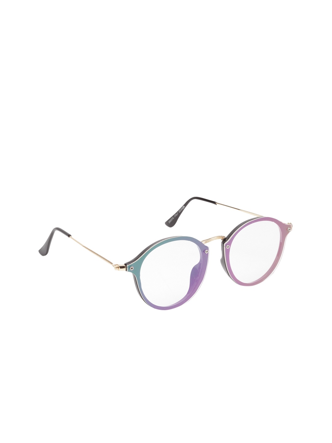 

Get Glamr Unisex Round Sunglasses SG-UN-MT-260-12, Transparent