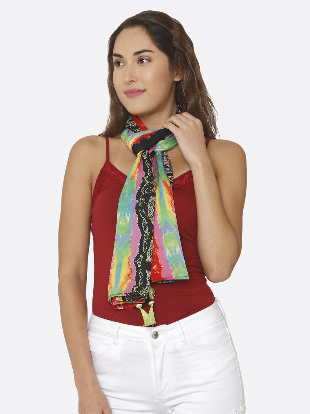 

shiloh Multicoloured Printed Scarf, Multi