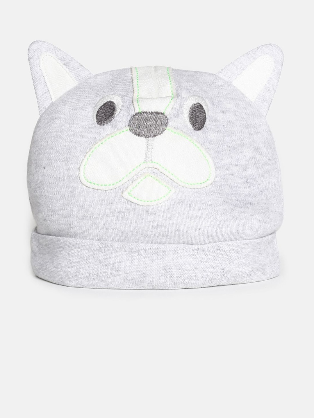 

MINI KLUB Boys Grey Embroidered Beanie