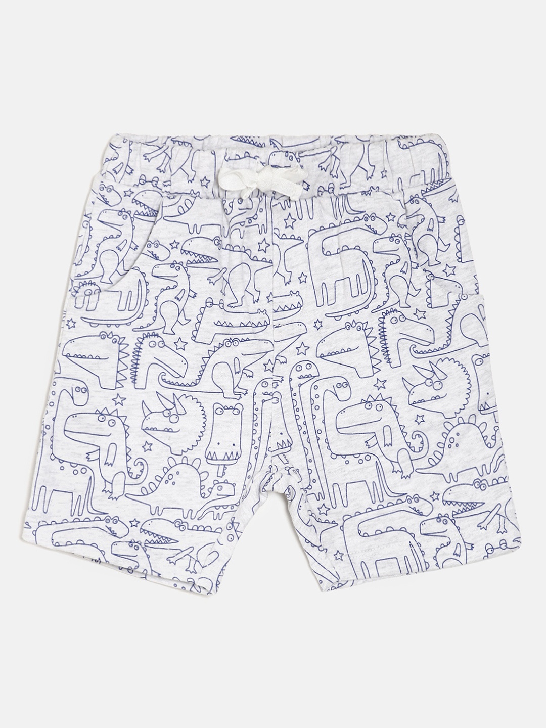 

MINI KLUB Boys Blue Printed Regular Fit Regular Shorts