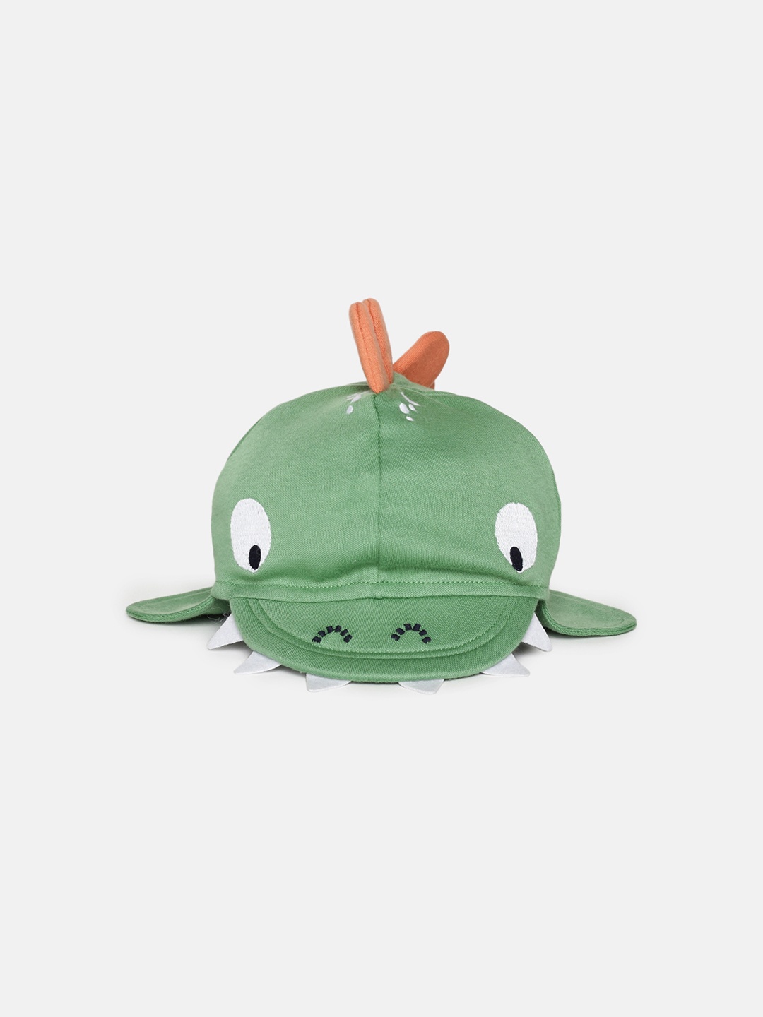 

MINI KLUB Boys Green Embroidered Snapback Cap
