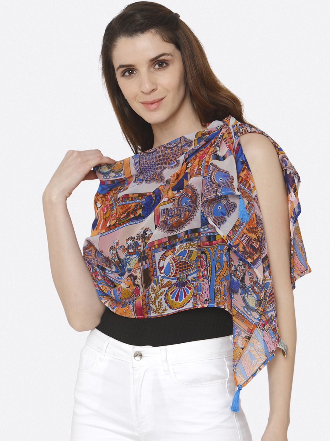 

shiloh Multicoloured Printed Scarf, Multi