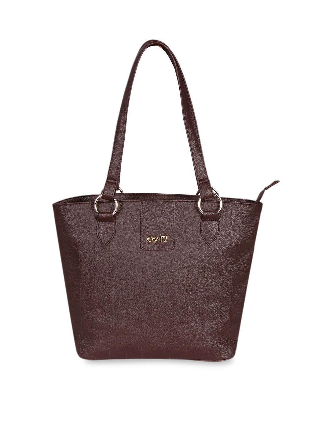 

OsaiZ Coffee Brown Solid Shoulder Bag