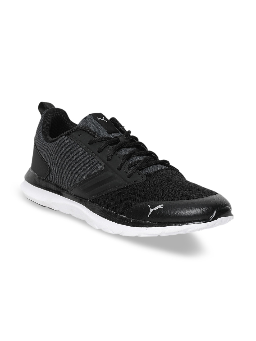 

Puma Men Black Mesh Mid-Top Agile t1 NM Sneakers