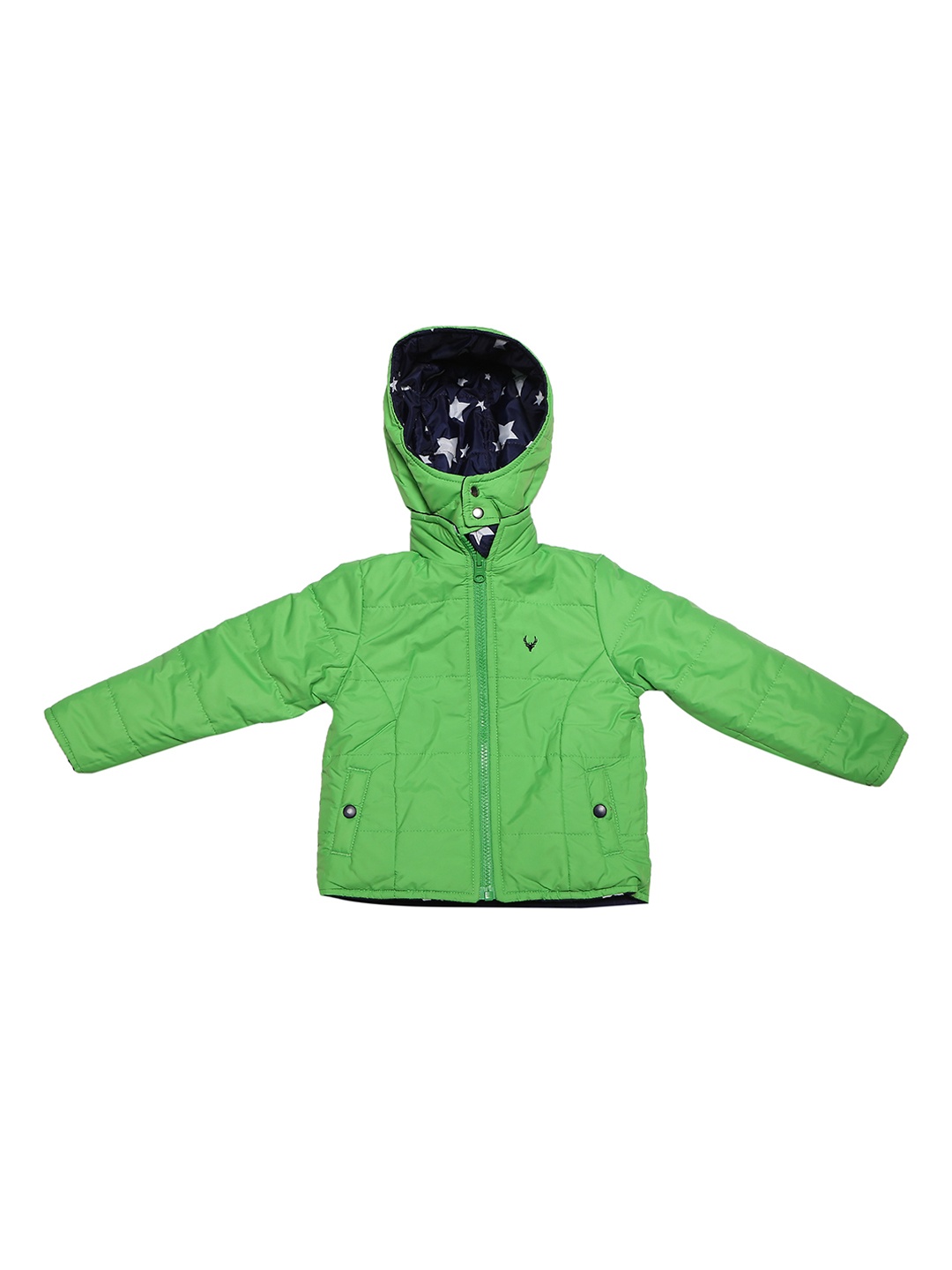 

Allen Solly Junior Girls Green Solid Puffer Jacket