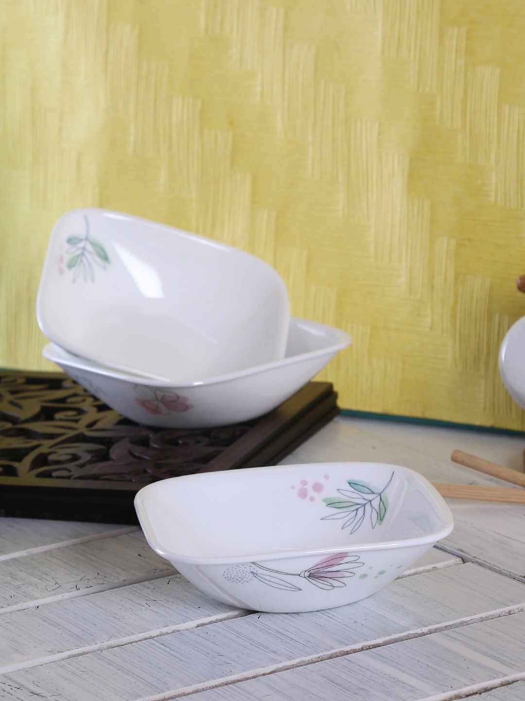 

Corelle White Set of 6 Printed Bowl Set