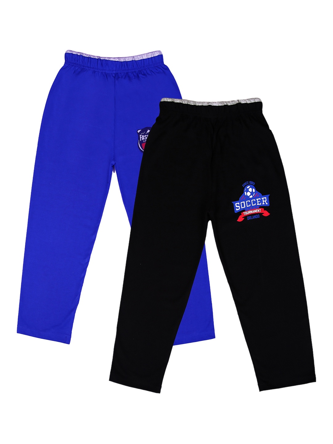 

SWEET ANGEL Kids Pack of 2 Straight-Fit Trackpant, Black