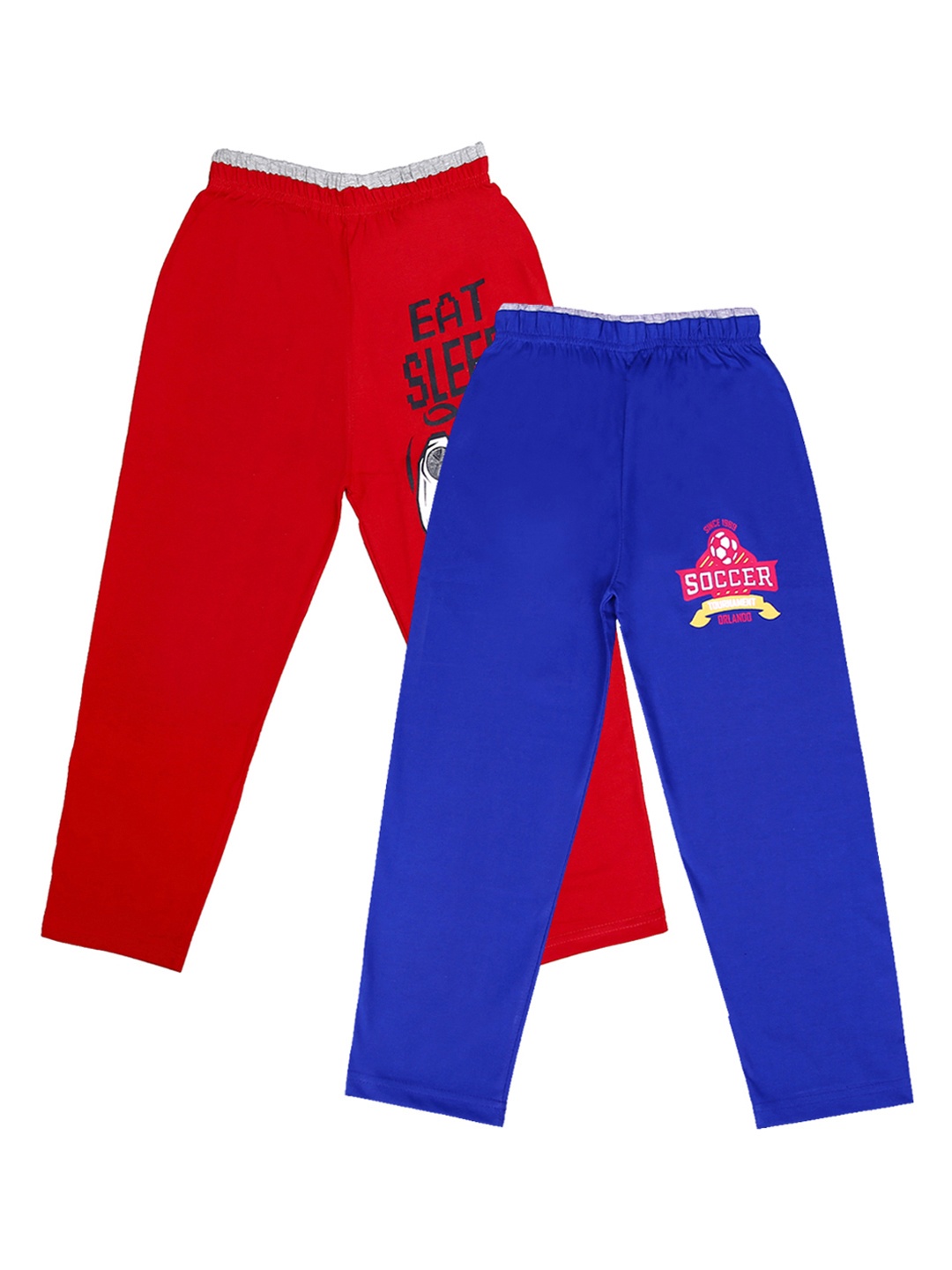 

SWEET ANGEL Kids Pack of 2 Straight-Fit Trackpants, Red