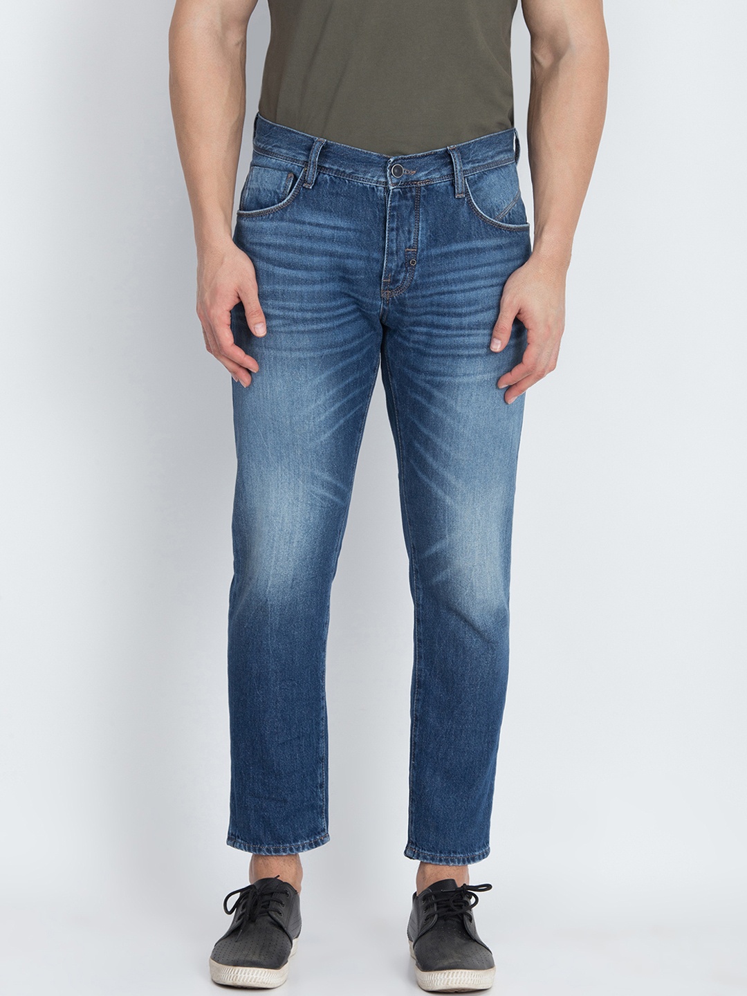 

Antony Morato Men Blue Slim Fit Mid-Rise Clean Look Jeans